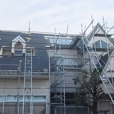 屋根の葺き替え工事　西尾市